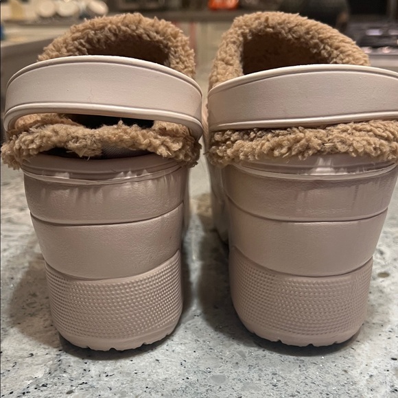 Cape Robbin Platform Clogs with Sherpa Lining Size 36 - Picture 5 of 8